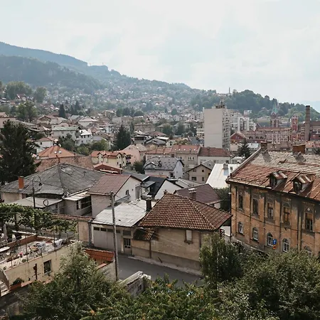 View Of The Vijecnica Apartment Sarajevo