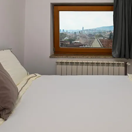 View Of The Vijecnica Apartmán